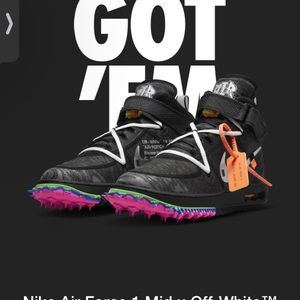 Nike Air Force 1 Mid Off-White Black